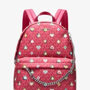 Slater Medium Printed Signature Logo Backpack