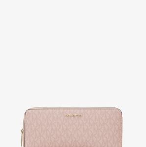 Jet Set Travel Large Signature Logo Continental Wristlet