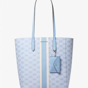 Vincent Large Logo Jacquard Tote Bag with Card Case