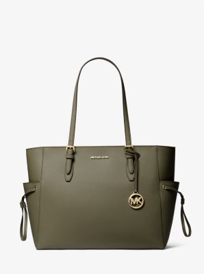 Gilly Large Saffiano Leather Tote Bag