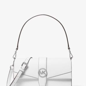 Greenwich Medium Saffiano Leather Convertible Shoulder Bag
