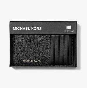 Cooper Slim Signature Logo Zip Wallet