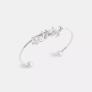 Butterfly And Rexy Charm Cuff Bracelet
