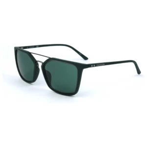 Men's Green Rectangular Sunglasses