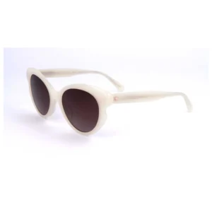 Elina Women's White Rectangular Sunglasses