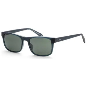 Men's Green Rectangular Sunglasses