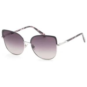 Women's Purple Rectangular Sunglasses