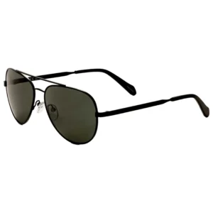 Men's Black Aviator Sunglasses
