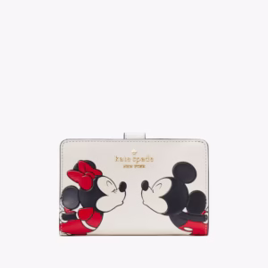 Disney X Kate Spade New York Minnie Medium Compact Bifold Wallet