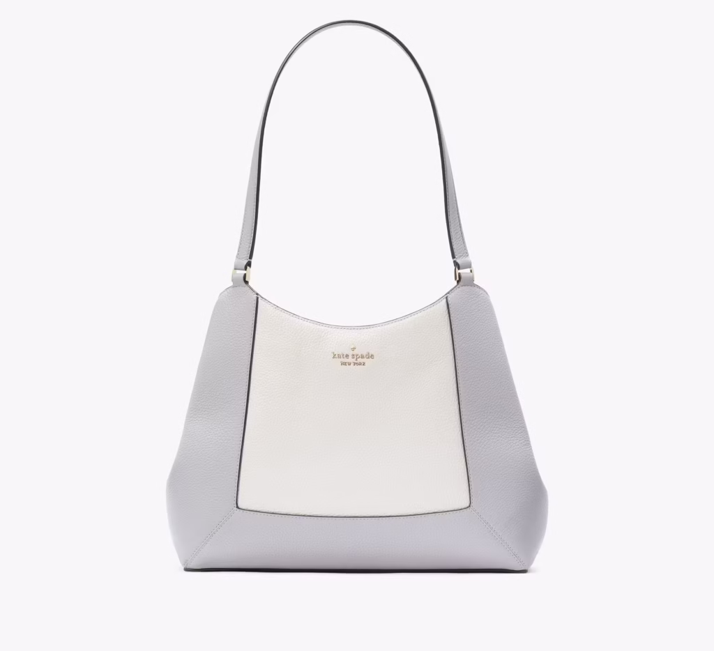 Lena Colorblock Large Triple Compartment Shoulder Bag