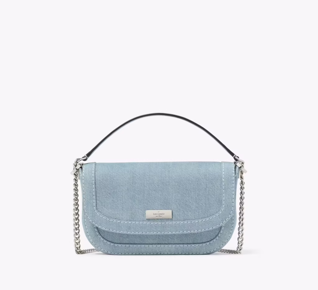 Krista Denim Chain Crossbody