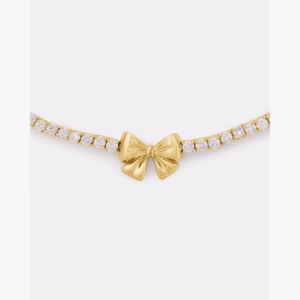 Bling And Bows Bow Tennis Bracelet