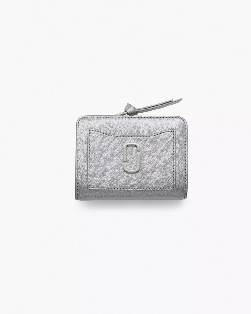 THE METALLIC UTILITY SNAPSHOT MINI COMPACT WALLET