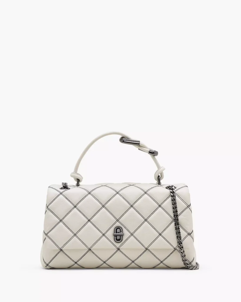 THE BI-COLOR QUILTED DUAL CONVERTIBLE SHOULDER BAG