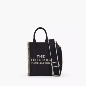 THE JACQUARD CROSSBODY TOTE BAG/ Black