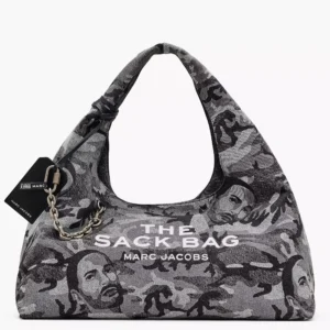 THE MARC CAMO DENIM XL SACK BAG