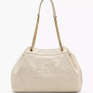 THE LARGE CHAIN SACK BAG/ White
