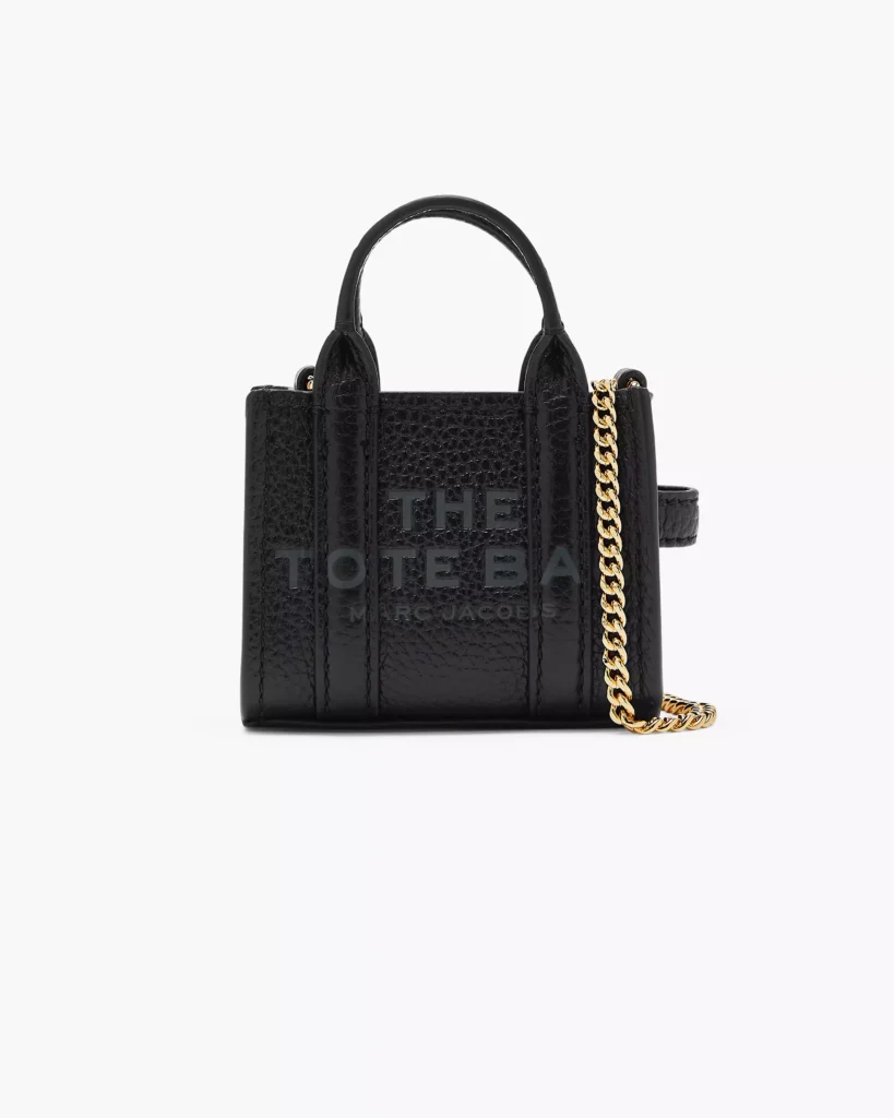 THE NANO TOTE CROSSBODY/ Black