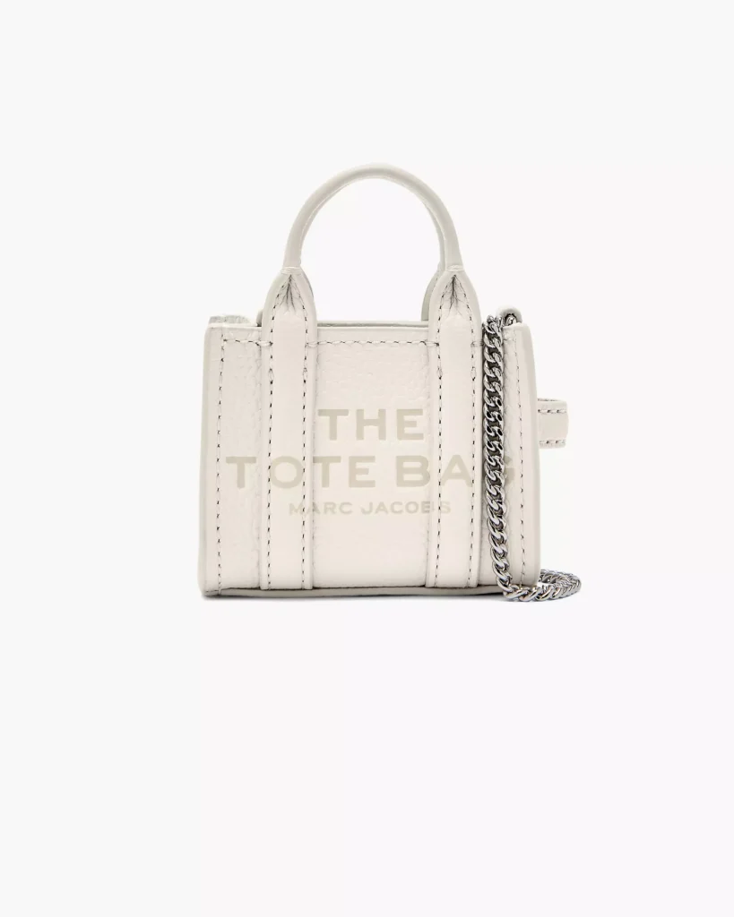 THE NANO TOTE CROSSBODY/ White