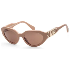 Fashion Women's Brown Oval Sunglasses