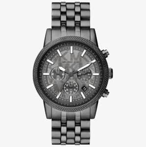 Oversized Hutton Gunmetal Watch