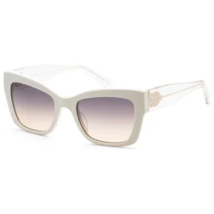 Valeria Women's White Cat-Eye Sunglasses