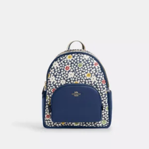 Court Backpack With Floral Print