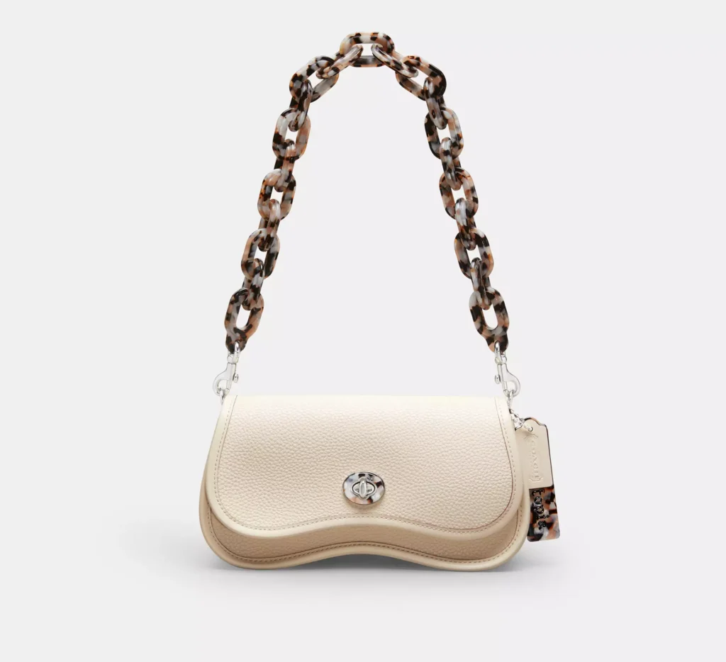 Wavy Dinky Bag In Coachtopia Leather/ Cloud