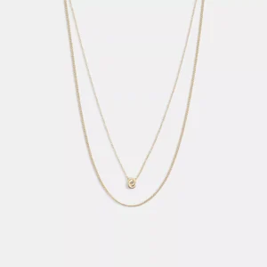 Delicate Interlocking Layered Necklace