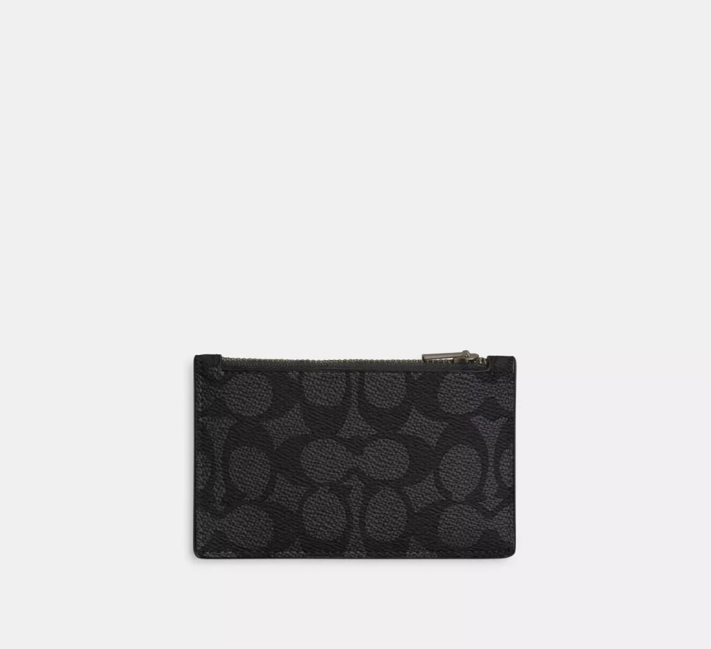 Zip Card Case In Signature Canvas